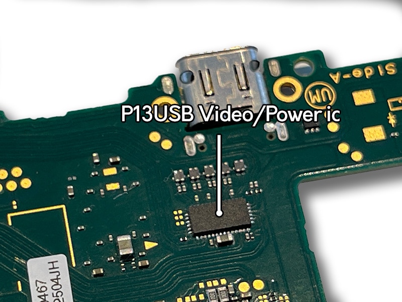 P13USB video power ic reparatie