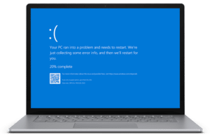 Oprechtheid Op de grond Nationaal volkslied Laptop blauw scherm reparatie. Hoe los ik dat op? | Bel Bas laptop reparatie