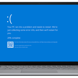Laptop blue screen of death reparatie