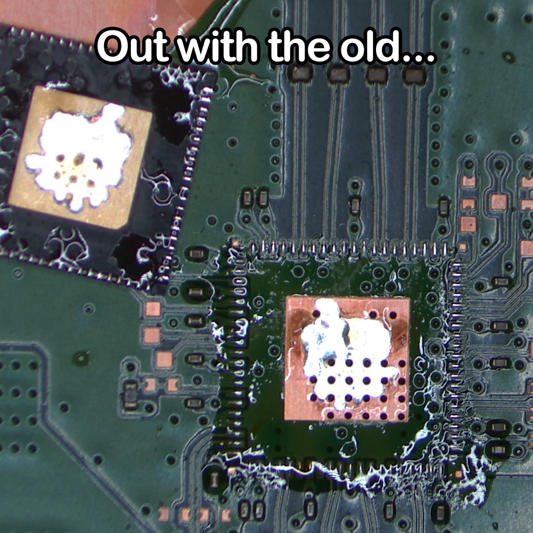 Playstation 5  hdmi chip MN864739 reparatie