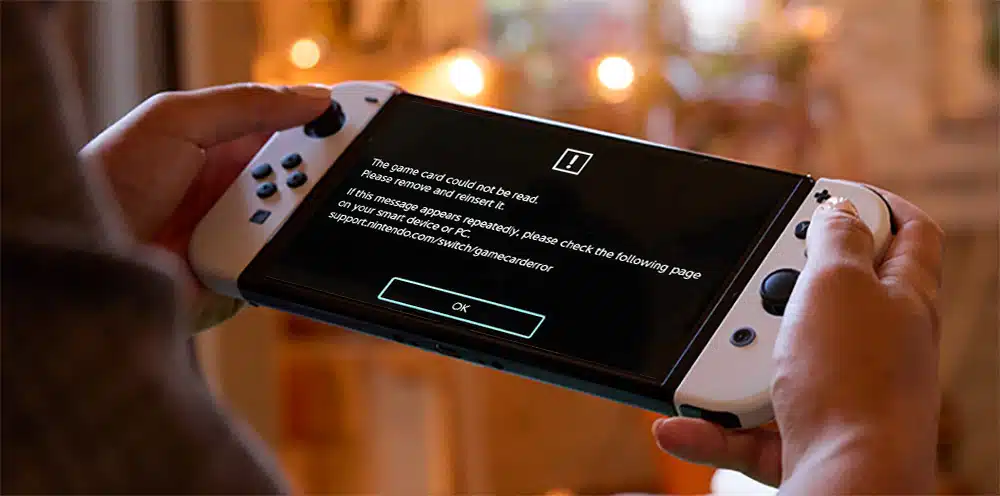 Nintendo Switch Oled gamecard reader reparatie