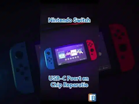 Nintendo Switch USB-C poort reparatie